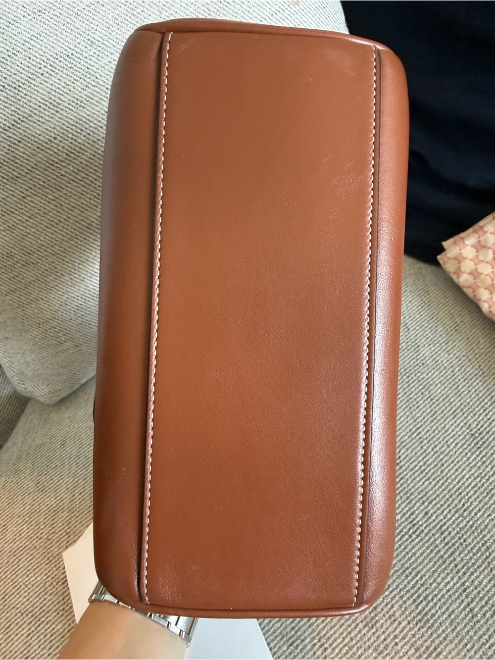 Celine Brown Calfskin Small Boston Triumphe Bag - Picture 5 of 16